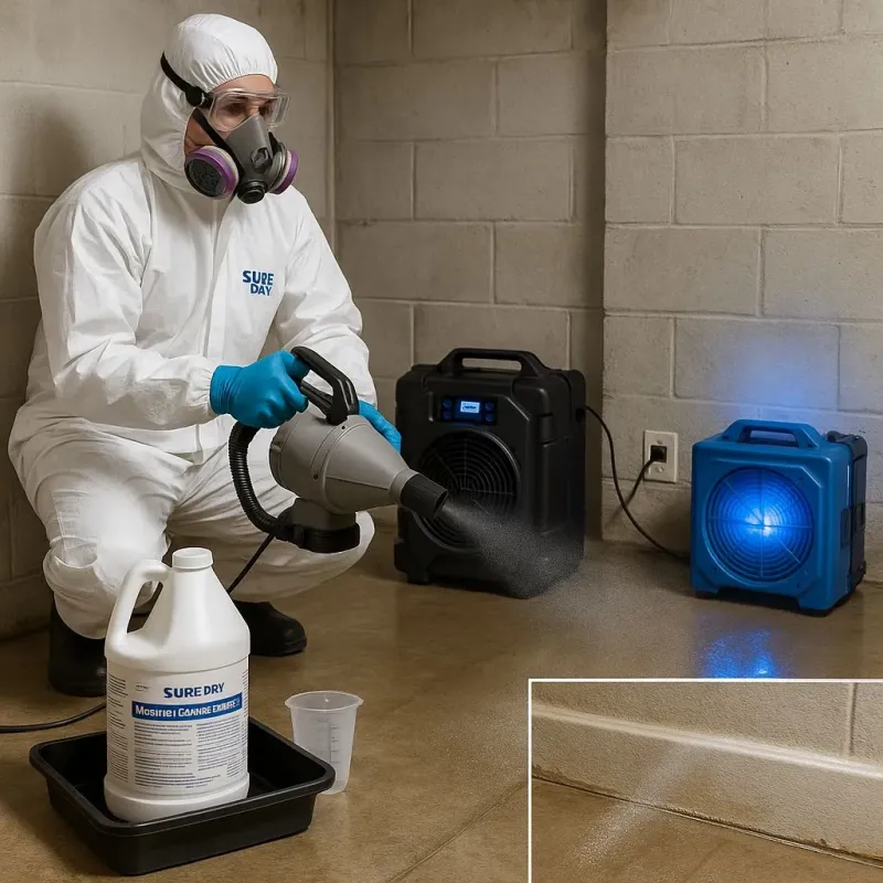 Sanitization and Odor Removal process in Holcomb, NY