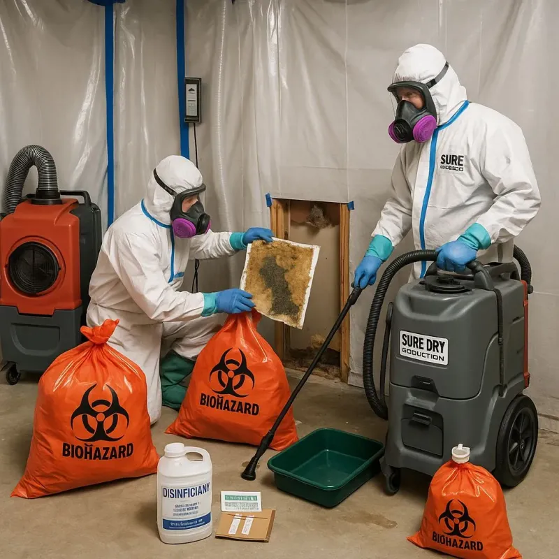 Contaminated Water Handling Protocols process in Holcomb, NY
